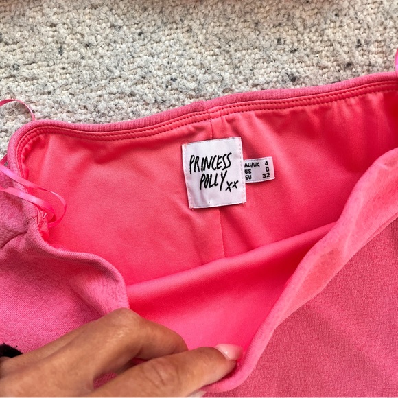 Princess Polly CHARM STRAPLESS SET PINK - Picture 4 of 7